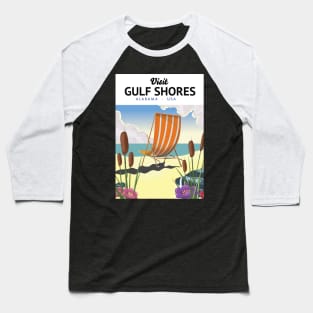 Gulf Shores Alabama beach poster Baseball T-Shirt